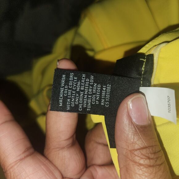 Lane Bryant Zippered Yellow Dress Pants - Size 28 Regular Plus-size - Picture 7 of 7